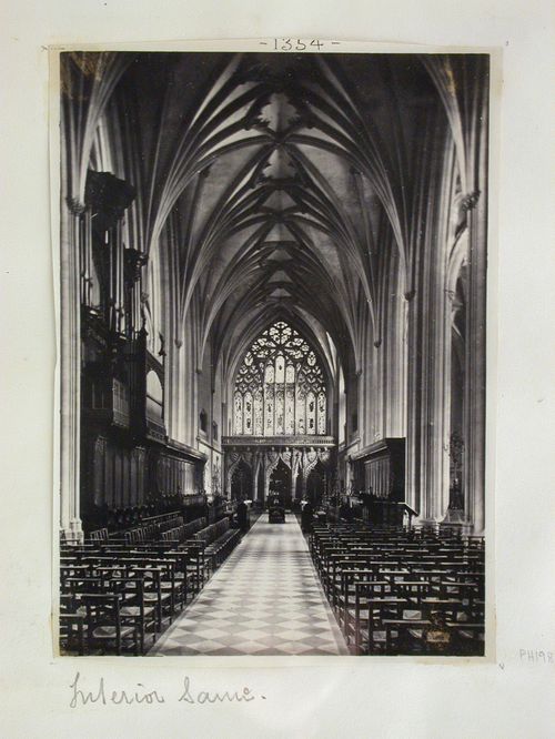 Bristol Cathedral: Interior view, Bristol, England