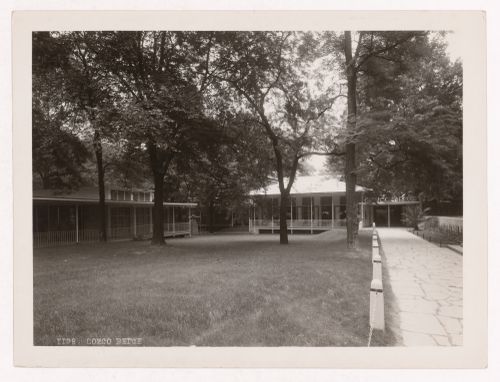 View of the Belgian Congo's pavilion, 1937 Exposition internationale, Paris, France