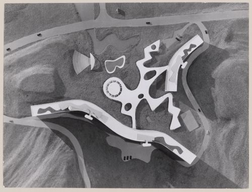 View of model for Quitandinha apartment hotel, Petrópolis, Brazil
