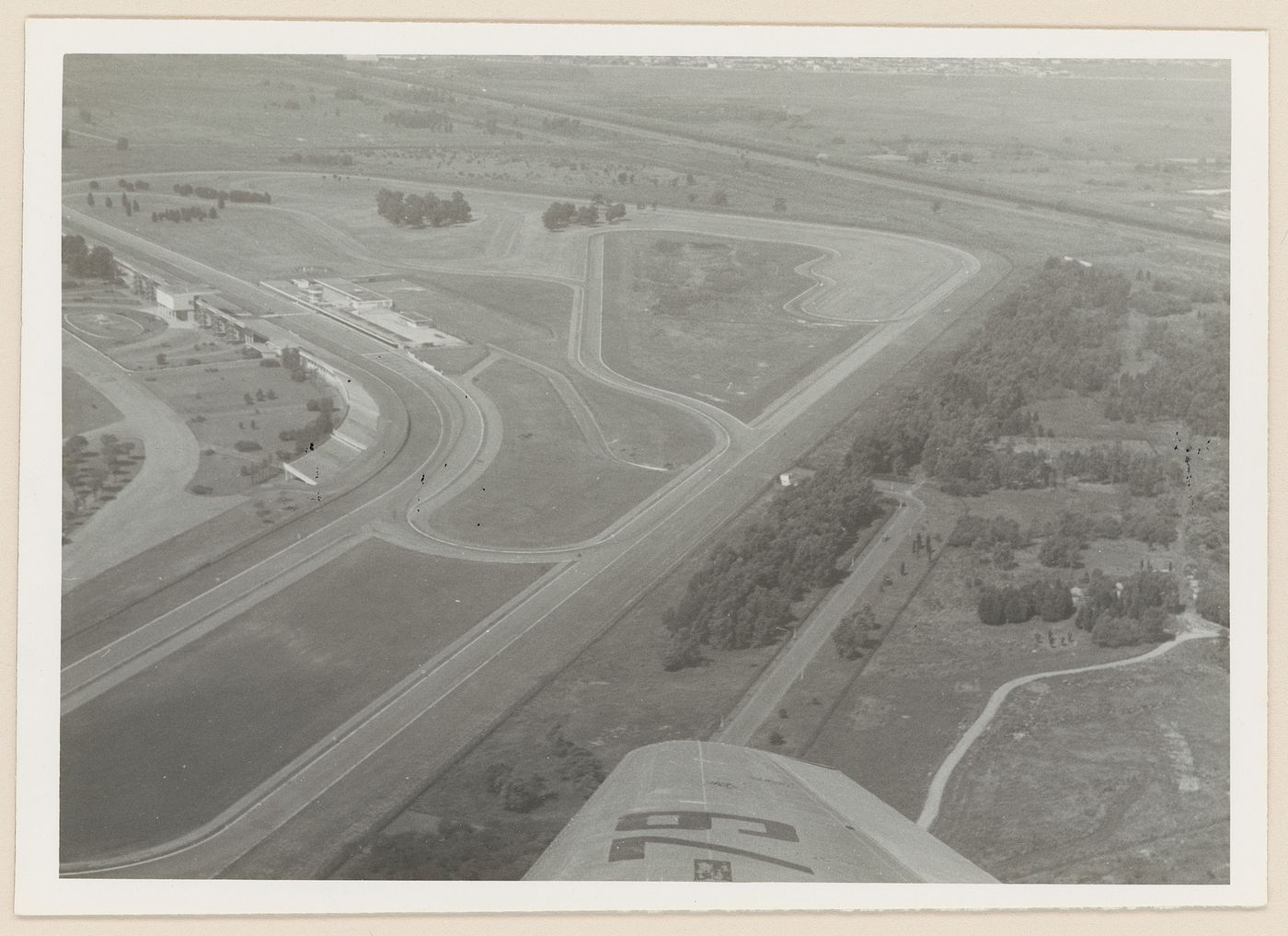 Aerial view of a racetrack, Buenos Aires, Argentina