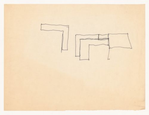 Sketch for House VI, Cornwall, Connecticut