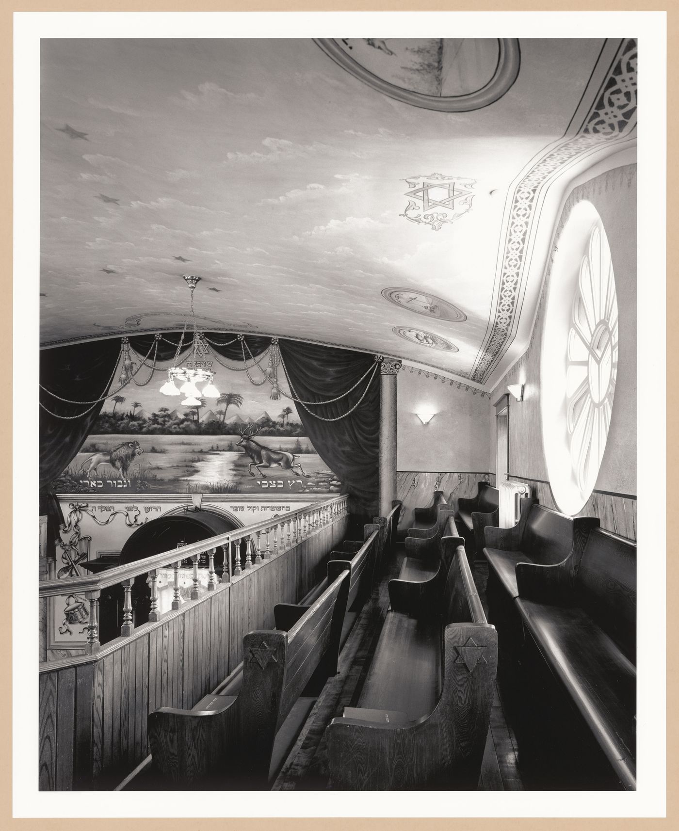 Instruments of Faith: View of Women's Gallery, Knesseth Israel Synagogue, Toronto