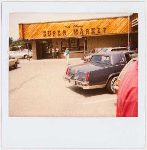 View of the facade of the New Lebanon Supermarket, Massachusetts, United States