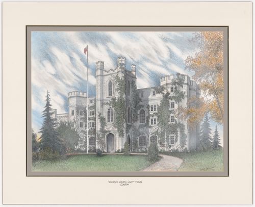 Middlesex County Court House, London, from Court Houses in Ontario