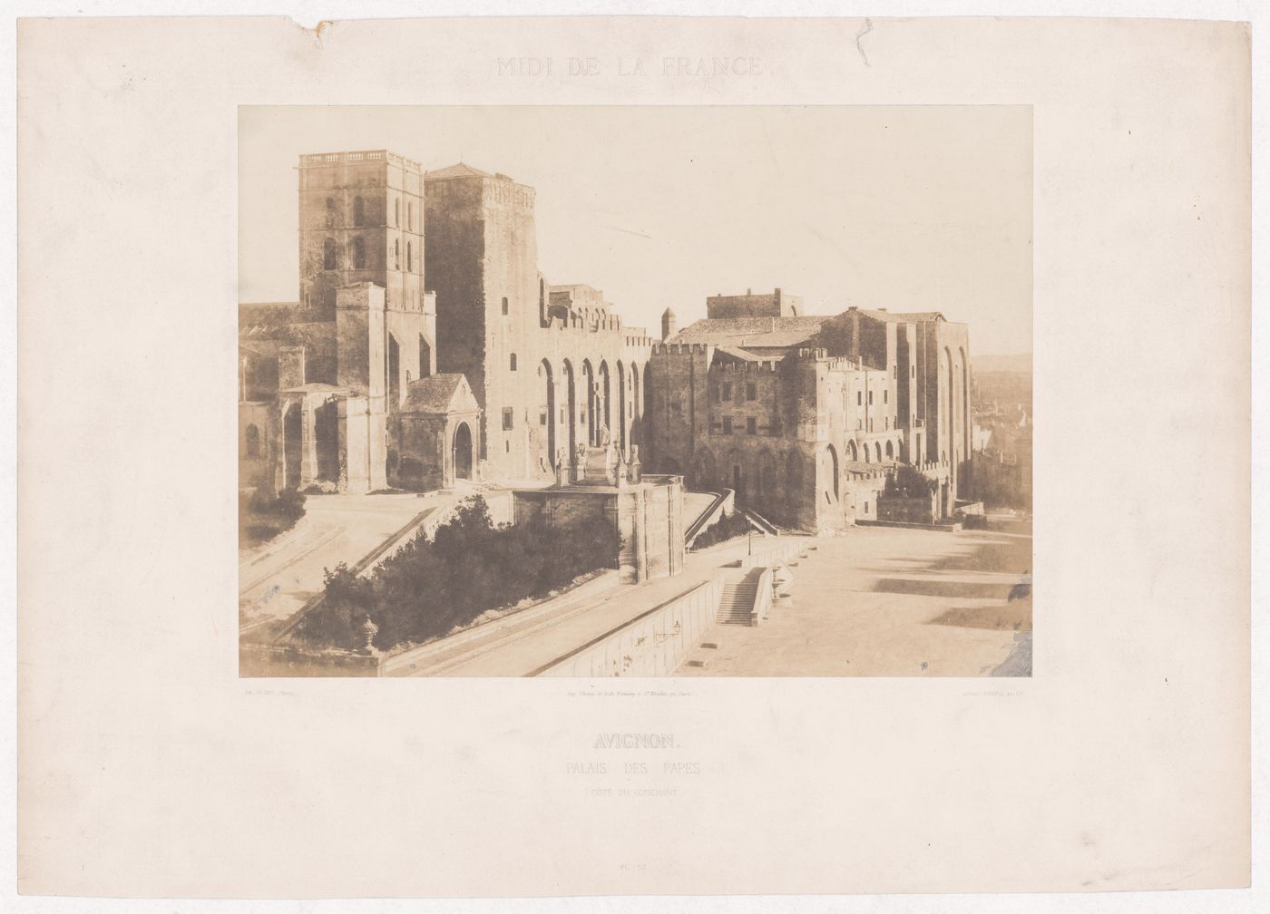 Avignon Palais des Papes - côté du couchant