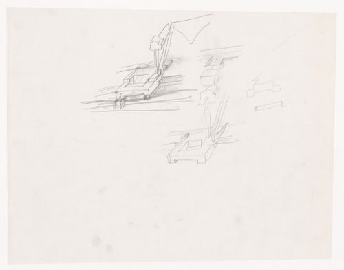 Sketch axonometrics for Casa Mário Bahia [Mário Bahia house], Gondomar, Portugal