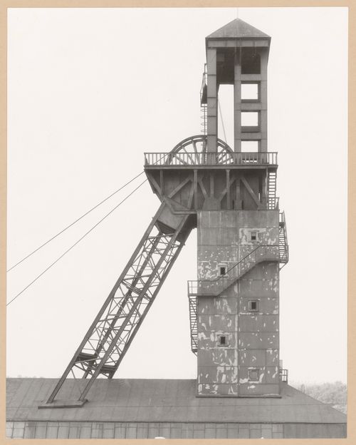 View of a minehead of Zeche Carolus Magnus, Übach-Palenberg, Aachen, Germany