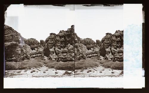 Stereograph of Santa Monica Cliffs, California, United States of America