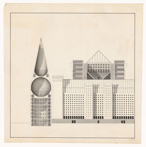 Section for Palazzo dei congressi a Milano