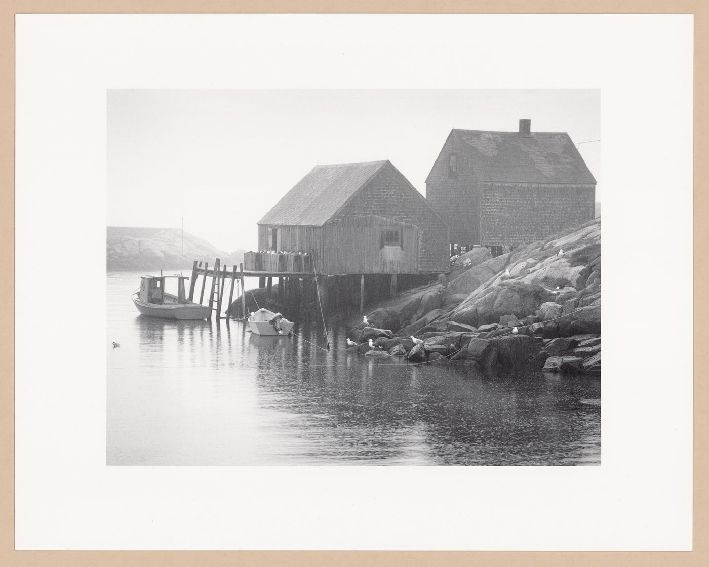 Fishing huts, Peggy's Cove, Nova Scotia, from the series The Forms of Canadian Industrial Architecture