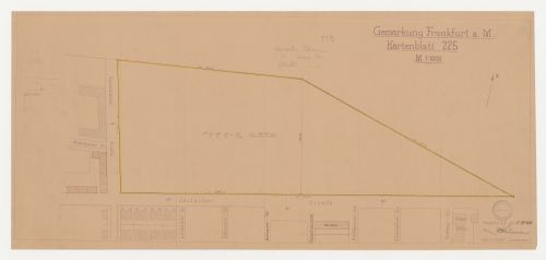 Site plan for Hellerhof Housing Estate, Frankfurt am Main, Germany