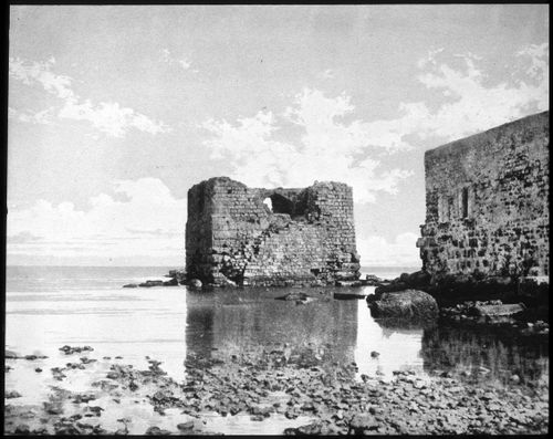 View of an archeological site near the Dead Sea, Israel