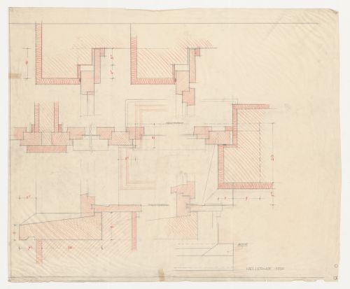 Sectional details for a window, Hellerhof Housing Estate, Frankfurt am Main, Germany