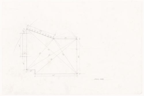 Survey drawing for Studio Frea, Milan, Italy