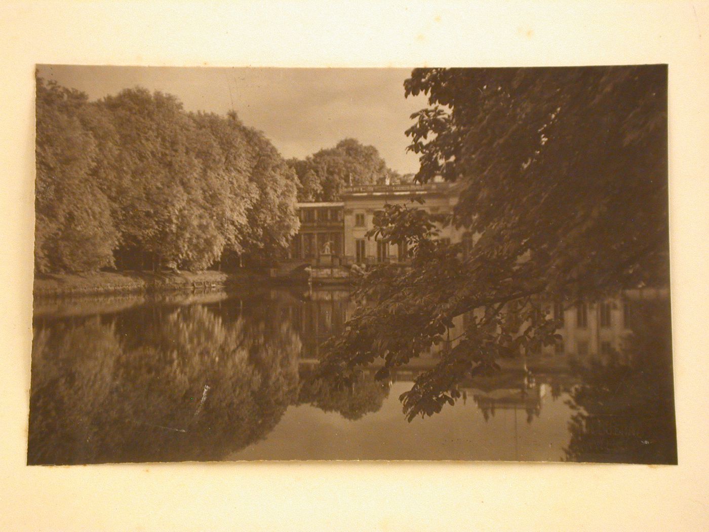 Obstructed view of north façade, Palace on the Island, Lazienki Park, Warsaw, Poland