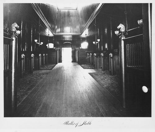 View of the Coach House: Stable Stalls, Thurlow Lodge, Menlo Park, California
