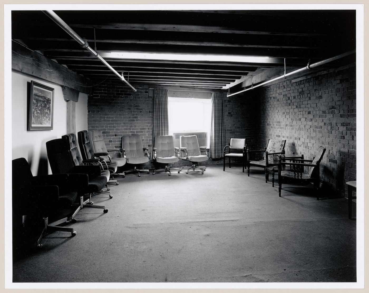Interior view of the renovated display room on the second floor of Smith Street Warehouse, Montréal, Québec