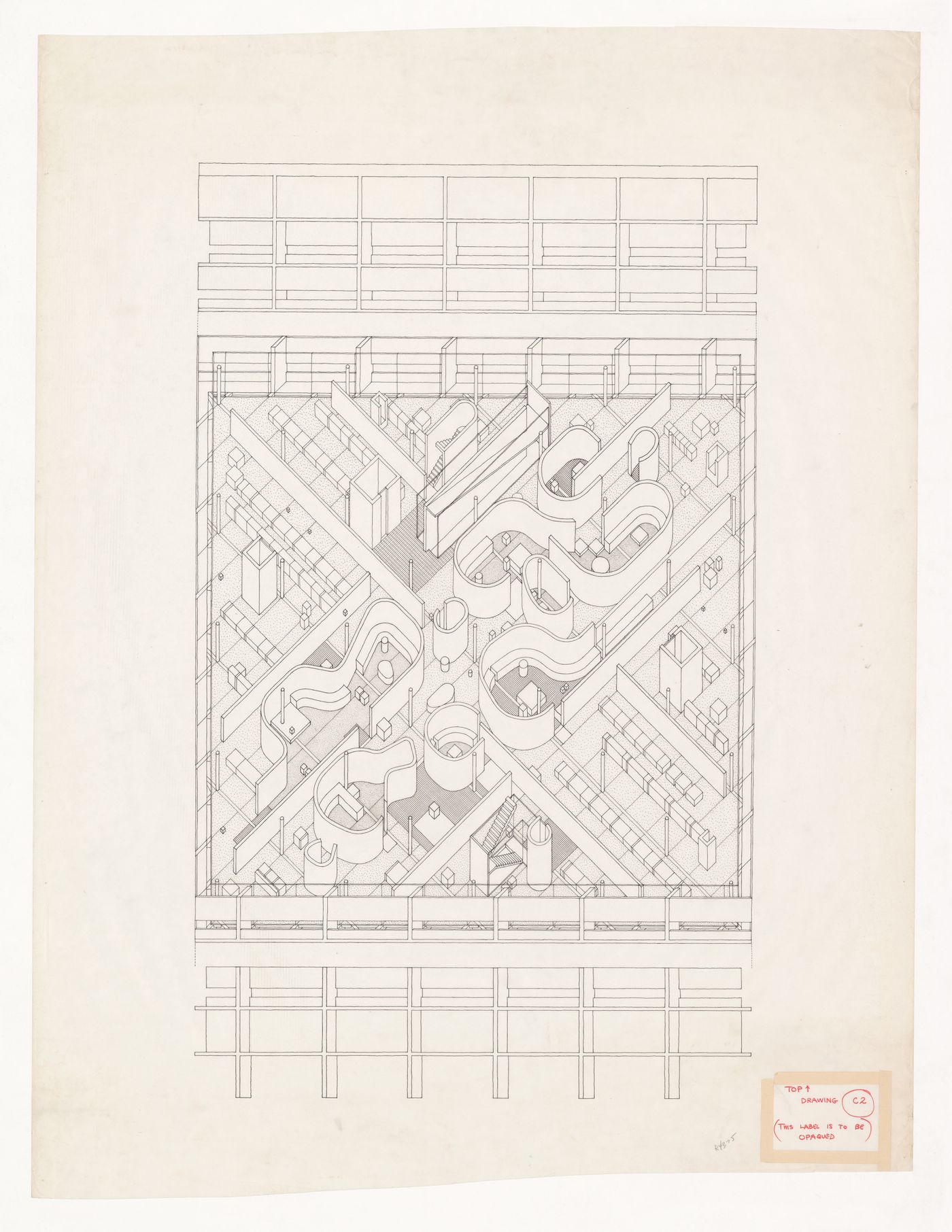 Axonometric for Diamond Museum C