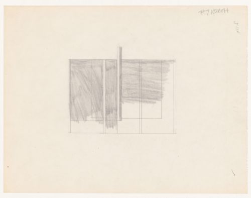 Sketch elevation for House VI, Cornwall, Connecticut