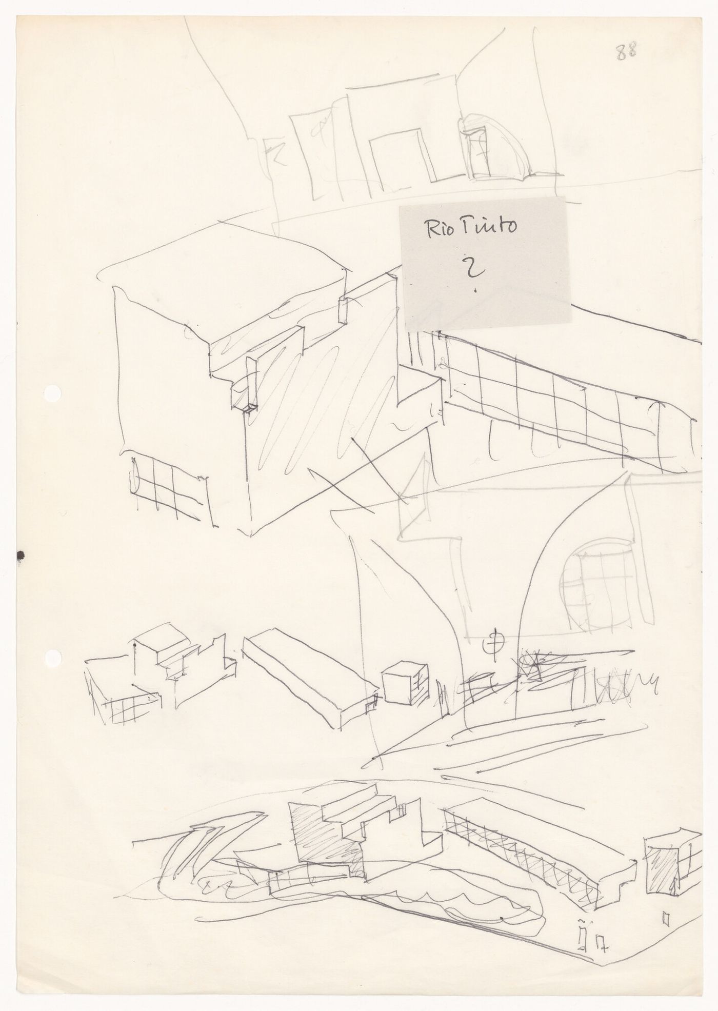 Sketch for Capela em Rio Tinto, Gondomar