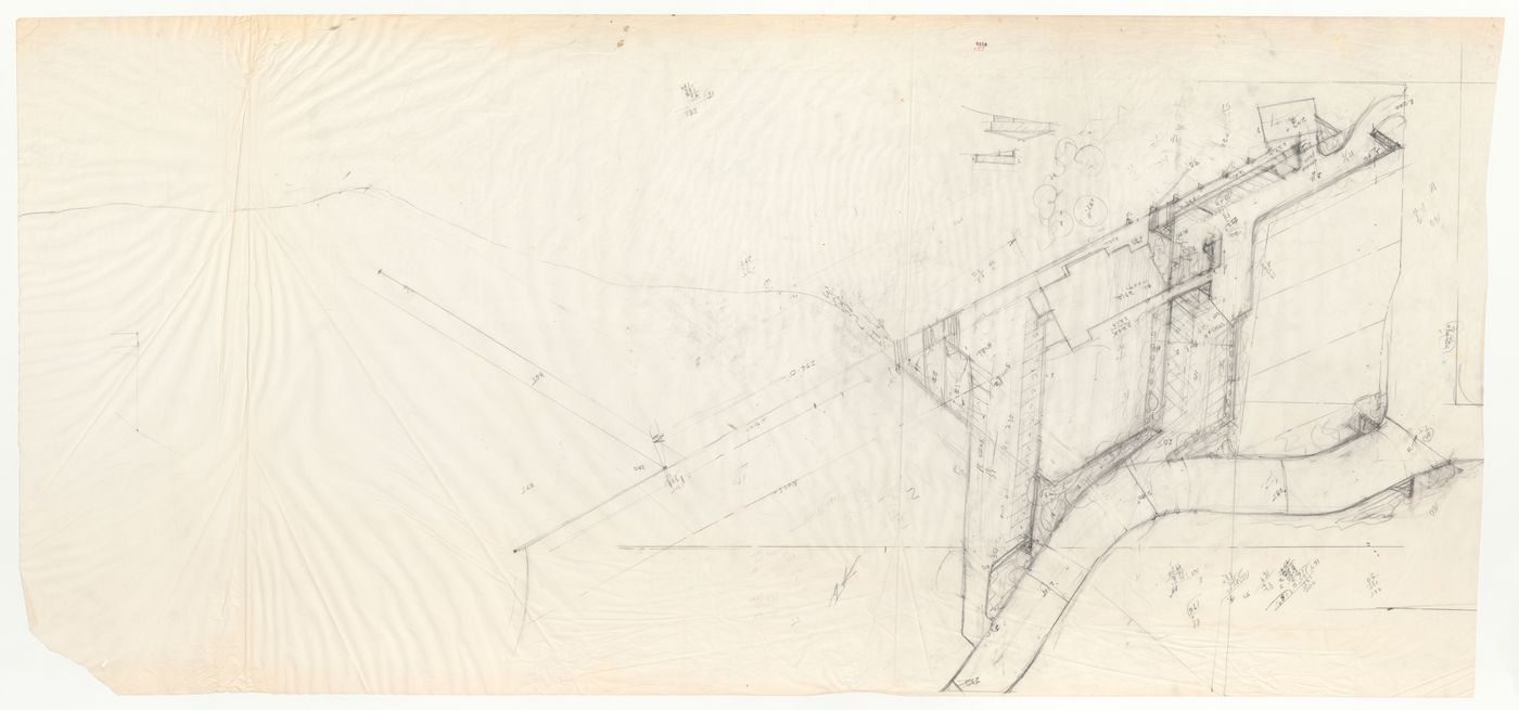 Swedenborg Memorial Chapel, El Cerrito, California: Detailed site plan