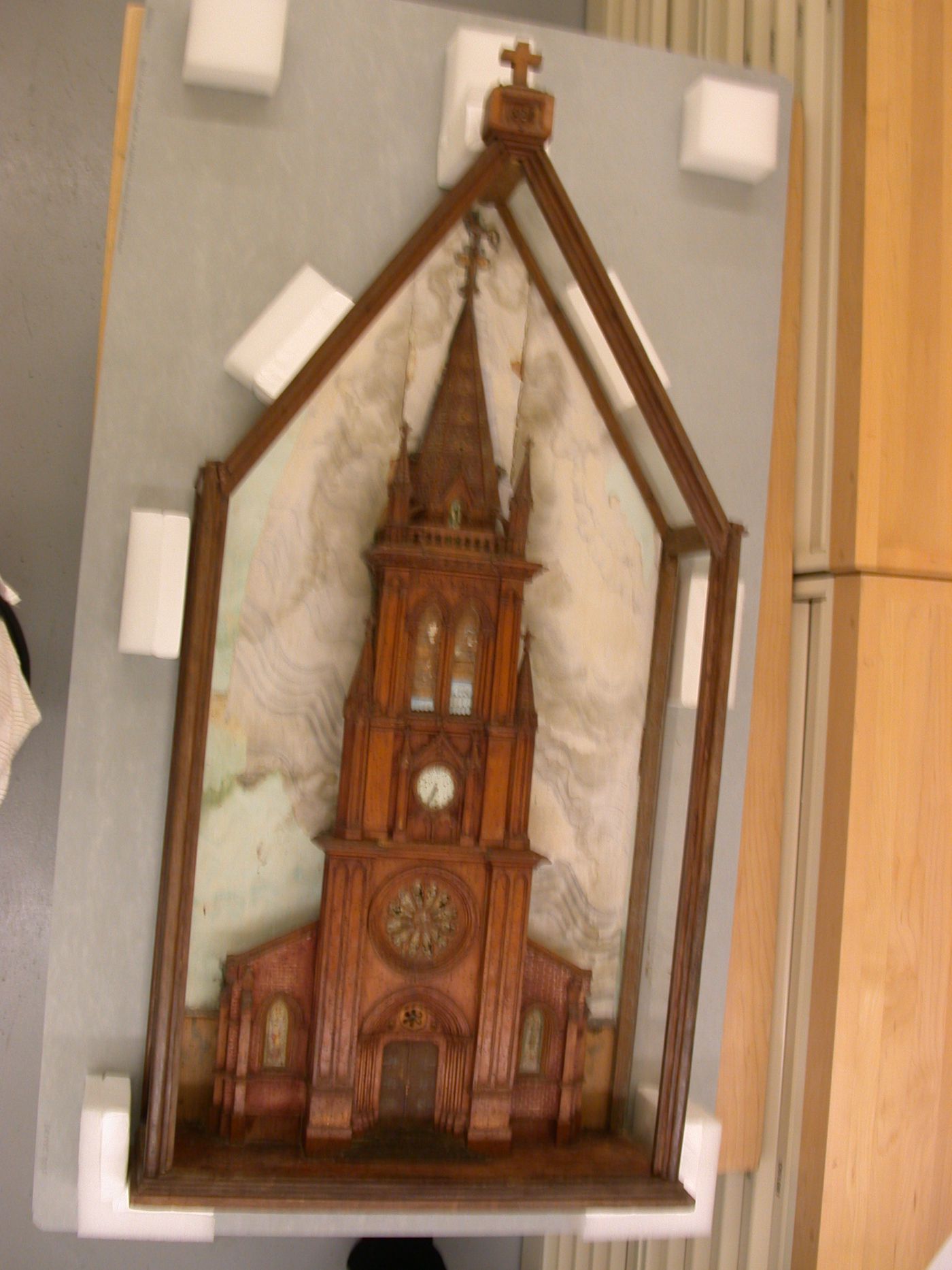 Model for the facade of an unidentified church, Beauvais region