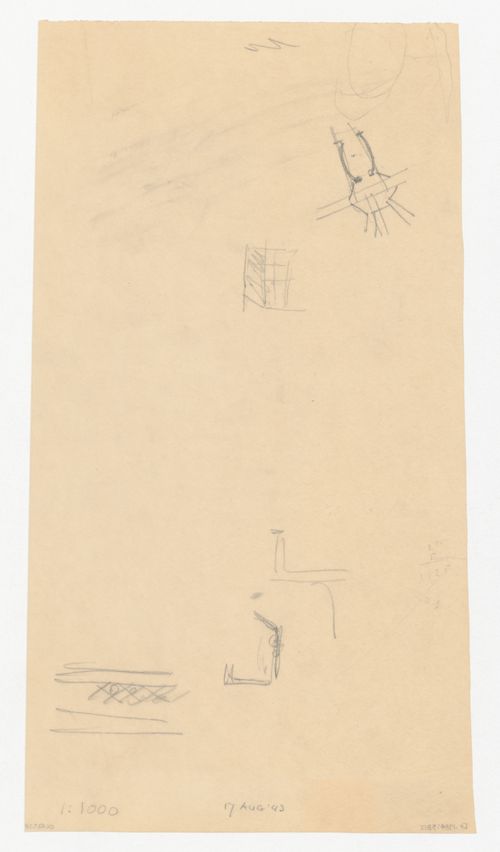 Sketch plan for a mixed-use development for the reconstruction of the Hofplein (city centre), Rotterdam, Netherlands
