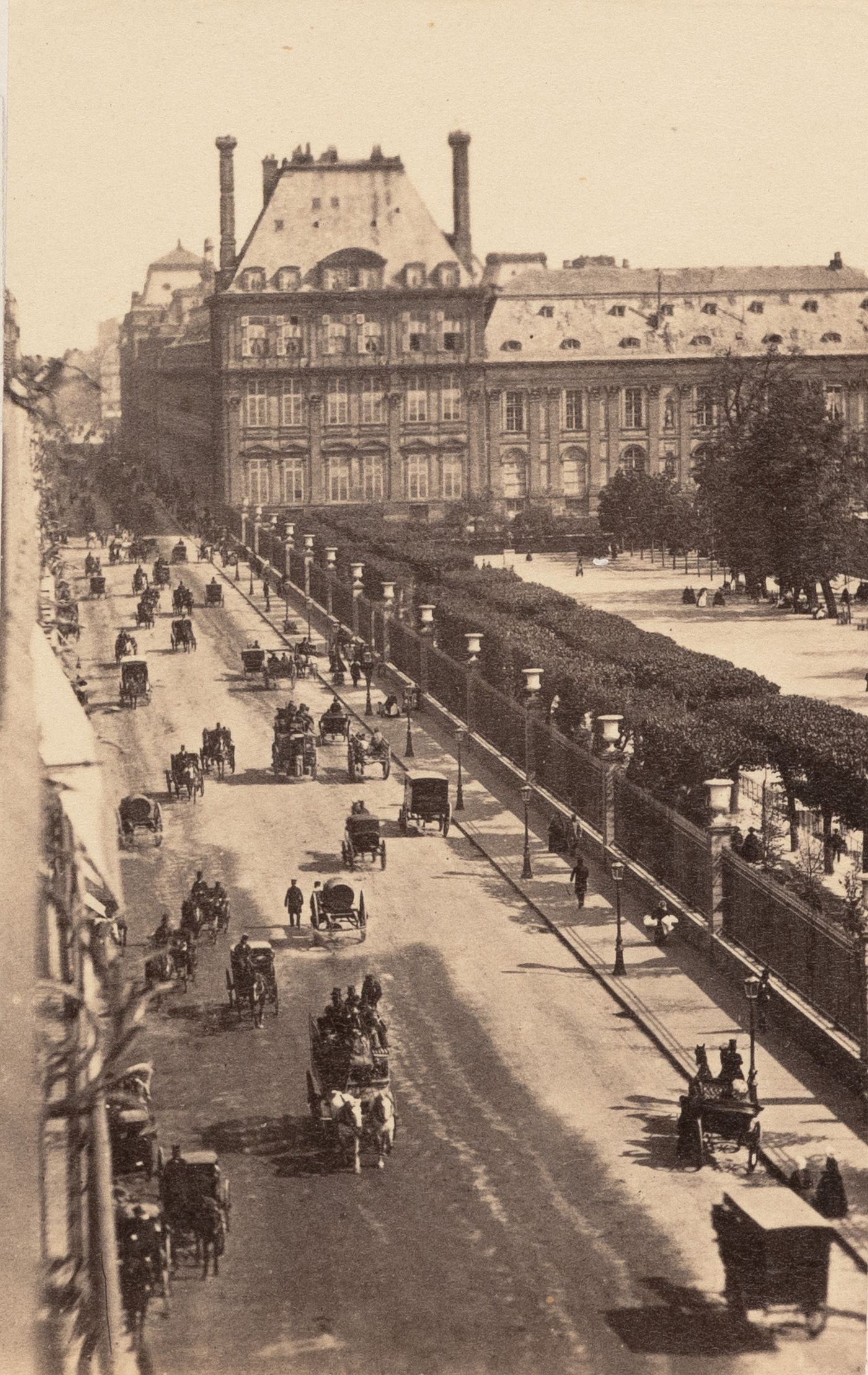 Plate from album ''Buildings, parks and streets of Paris, Versailles and environs, France''
