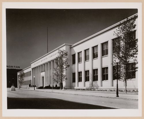 View of the principal façade of the Administration Building, Heald Machine Company Assembly Plant, Worcester, Massachusetts