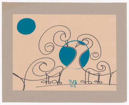 Drawing of abstract birds by Aditya Prakash