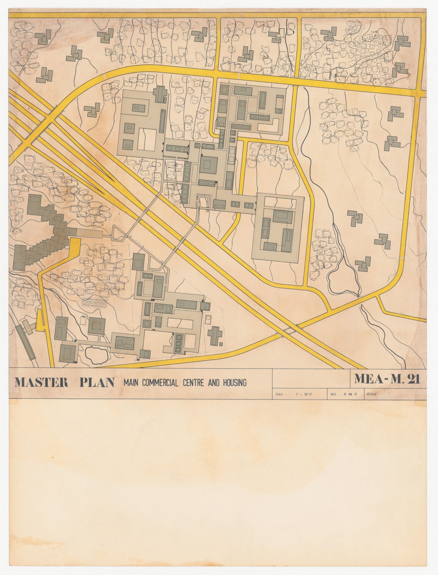 Site plan for Meadowvale, Mississauga, Ontario, Canada; verso: map indicating locations of various sites