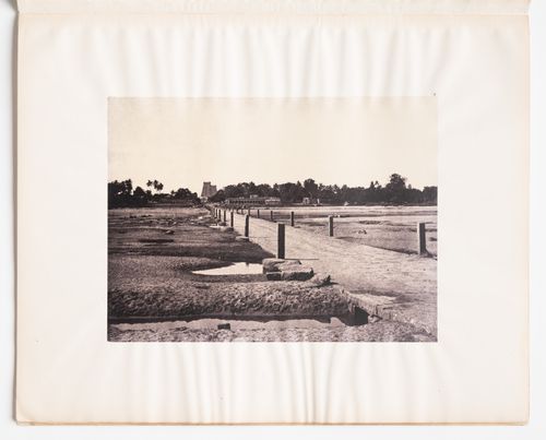 Madura. The vygay river, with causeway, across to Madura