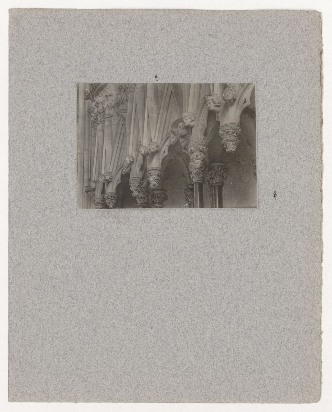 Plate from portfolio ''York Minster Chapter House''