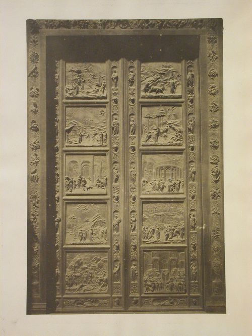 Baptistry, Gates of Paradise, Cast-bronze doors, Florence, Italy