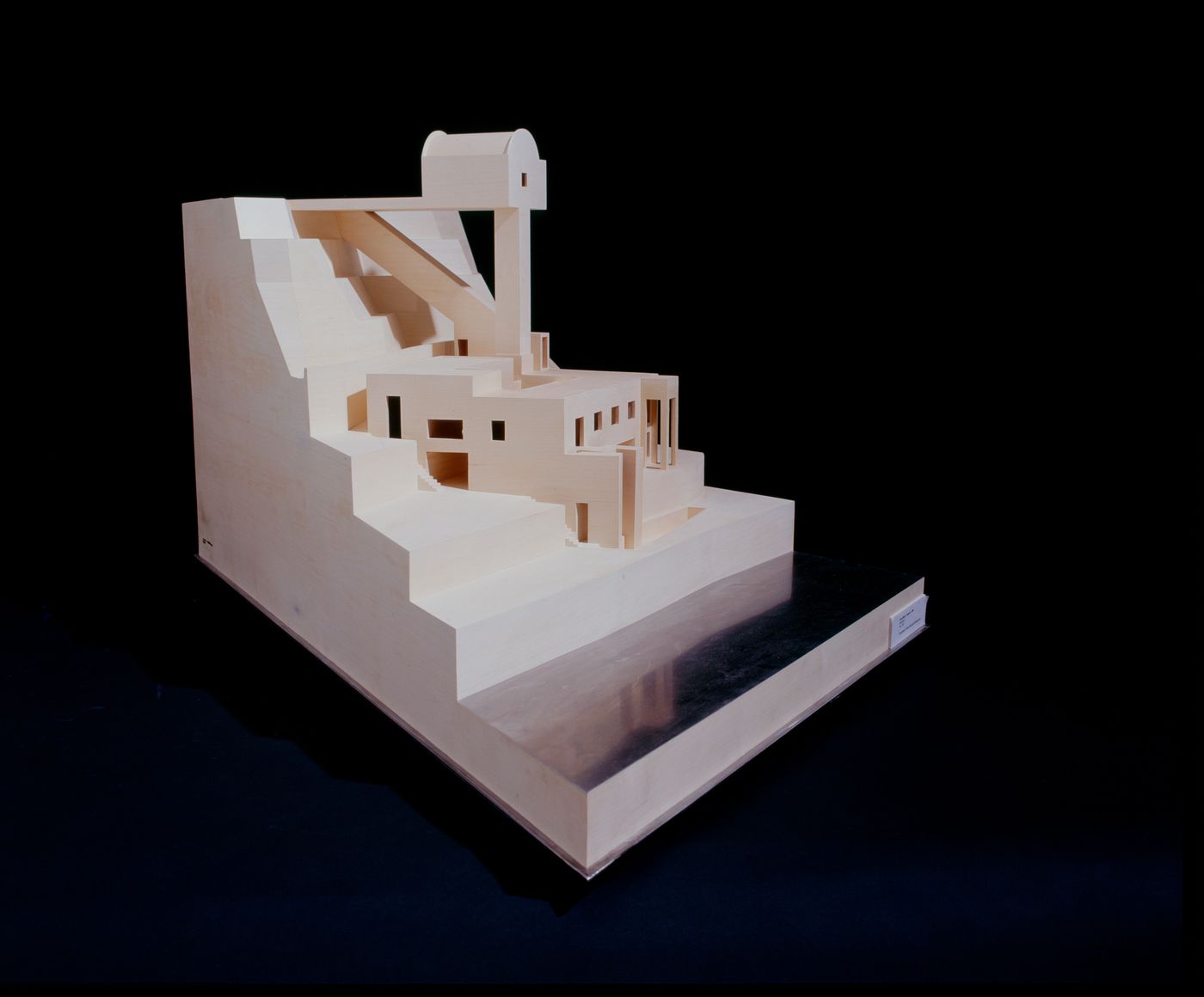 View of model for Casa Mário Bahia [Mário Bahia house], Gondomar, Portugal