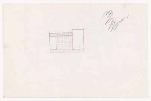 Sketch plan for the Field House, Gymnasium and Natatorium complex