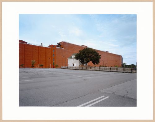 The Disappearance of Darkness: Kodak Park, View of Javier's Barber Shop and Building 29, Rochester, New York