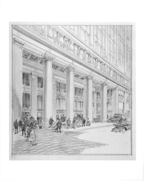 Eaton's Building, Toronto - Main exterior entrance