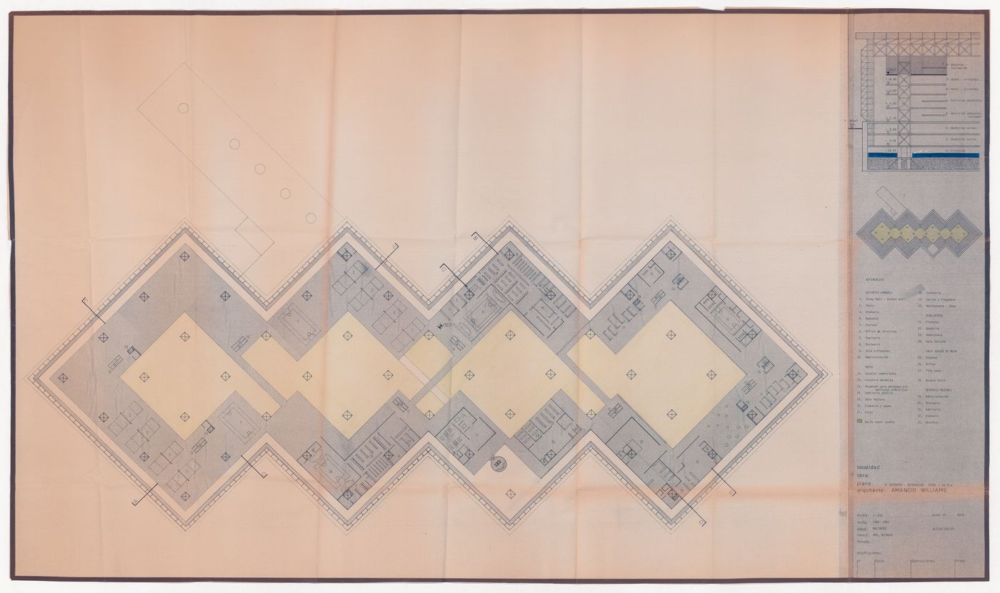 Floor plan for La primera ciudad en La Antártida, Argentina