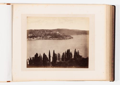View across the Bosporus showing yalis, Constantinople (now Istanbul), Ottoman Empire (now in Turkey)