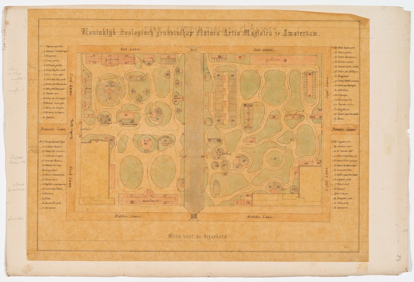Natura Artis Magistra, Amsterdam: Plan