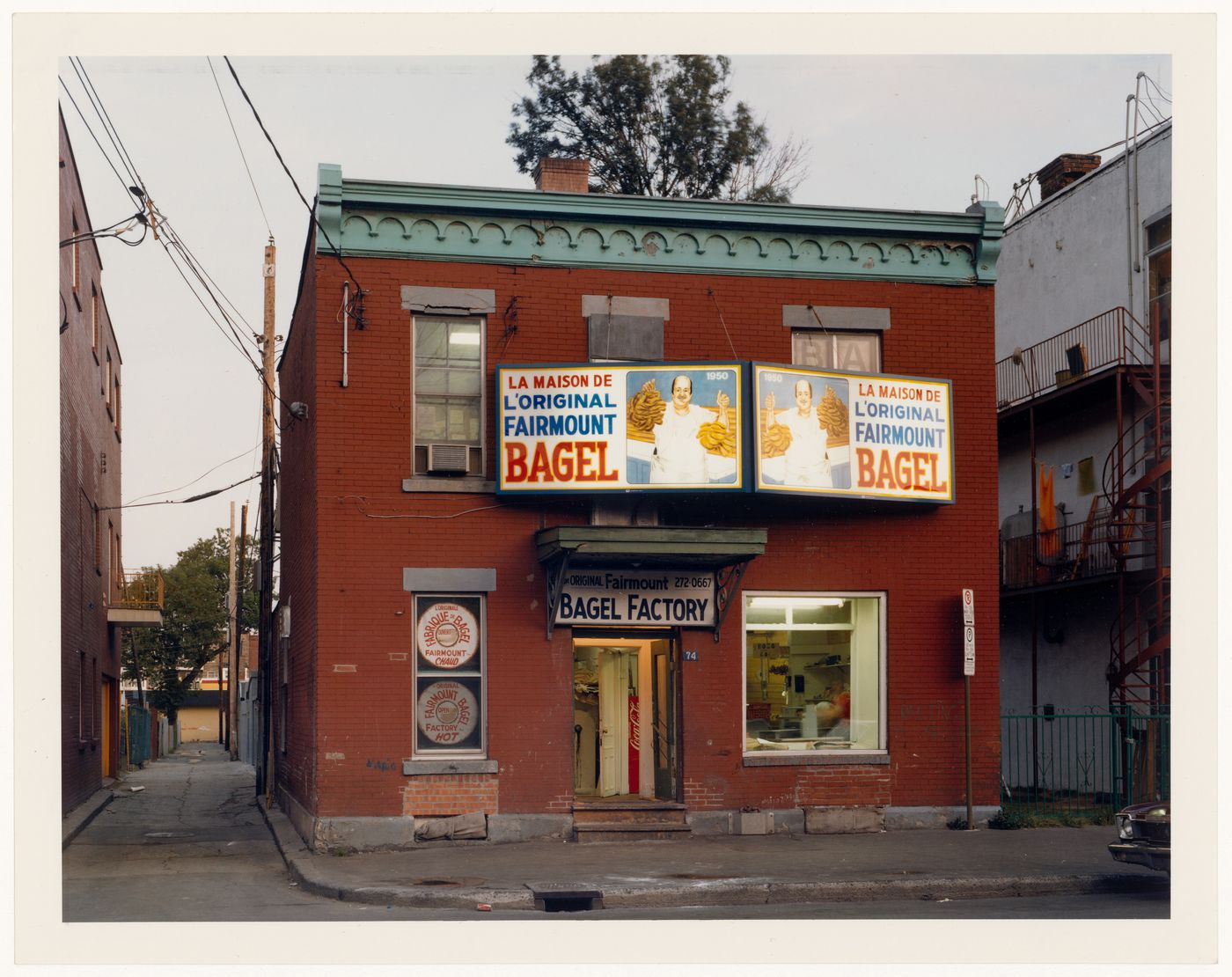 Illuminated Sign Series, Fairmount Bagel