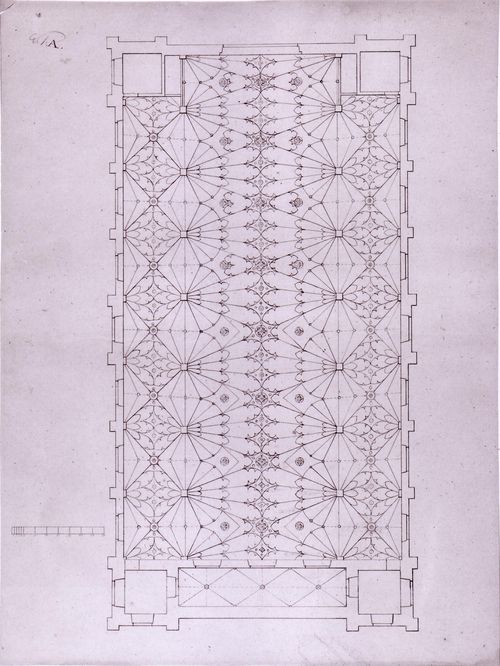 Ceiling plan for Notre-Dame de Montréal