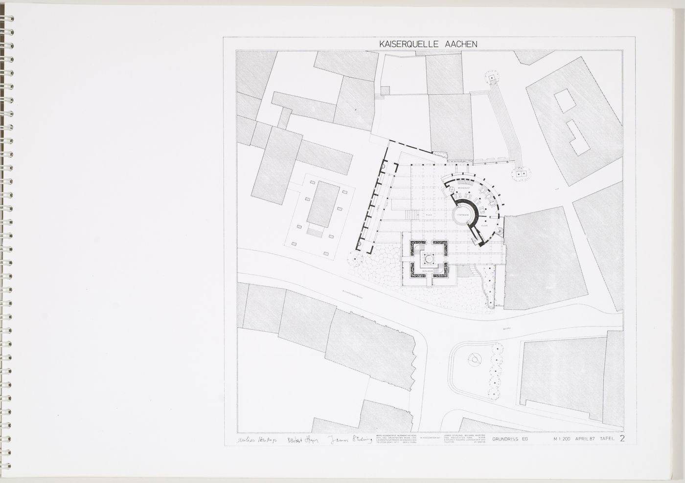 Kaiserplatz, Aachen, Germany: site plan