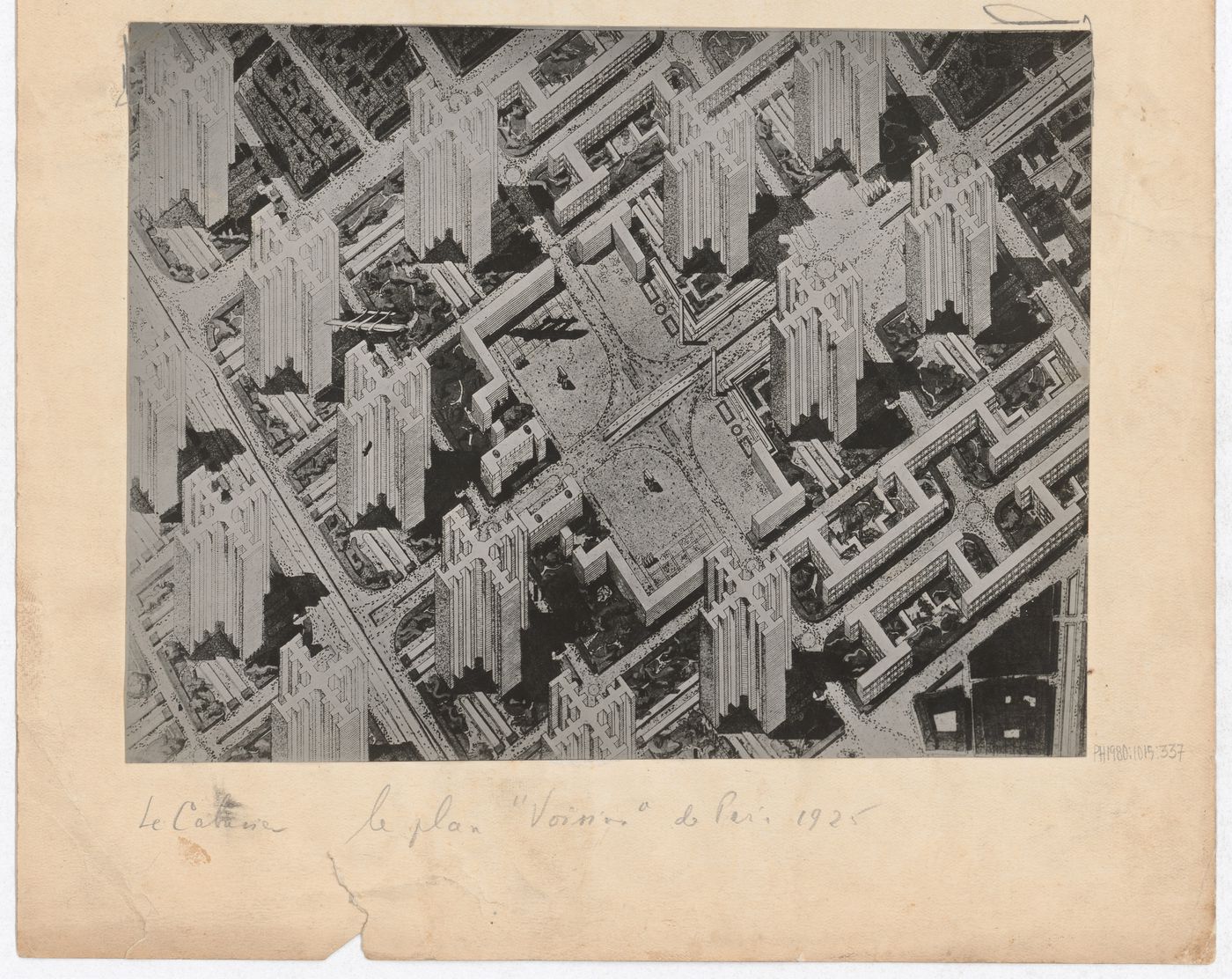 Le Corbusier. Le plan "Voisin" de Paris 1925