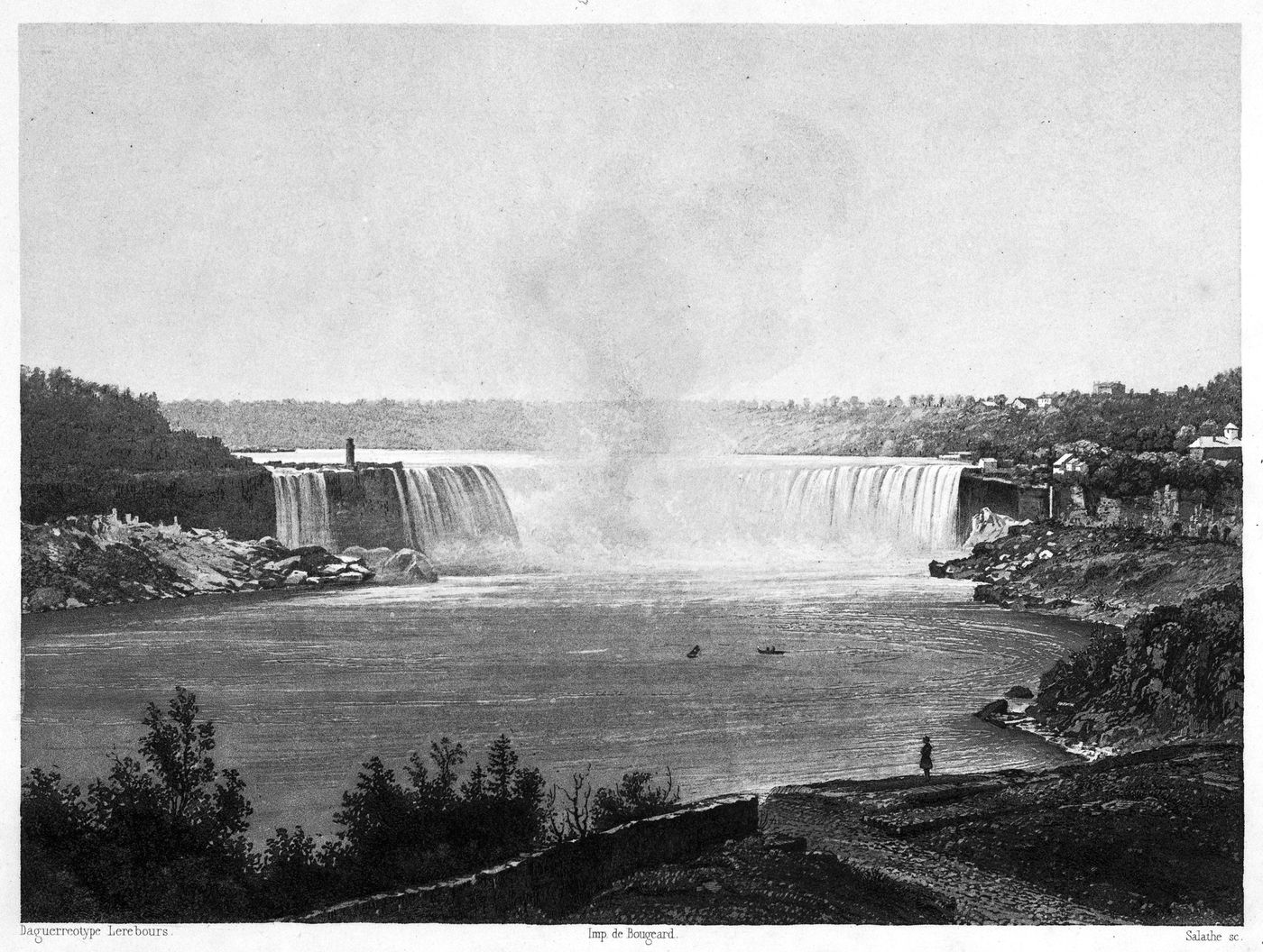Landscape view of Horseshoe Falls, Niagara Falls, Canada