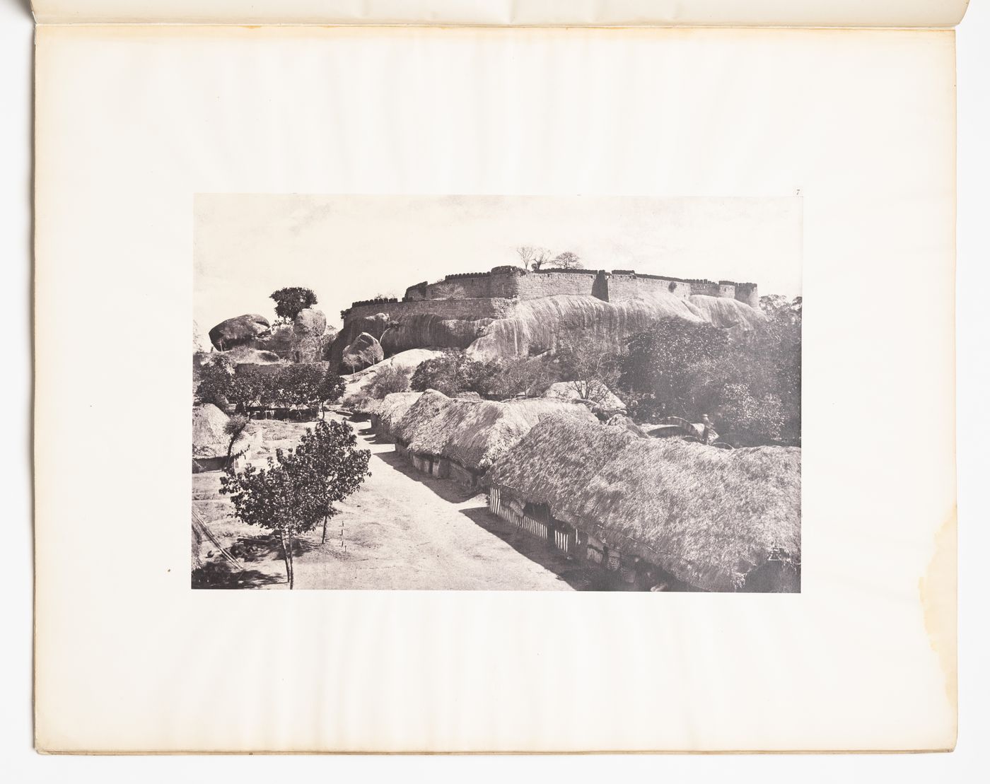 Trimium.  Fort, interior hold, with the main street taken from the top of the gateway.