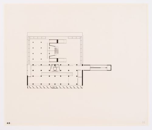 Floor plan for the Museum of Knowledge, in Sector 1, in Chandigarh, India