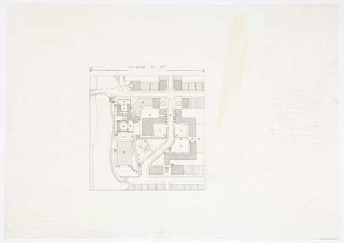 Center for Theatre Arts, Cornell University, Ithaca, New York: plan