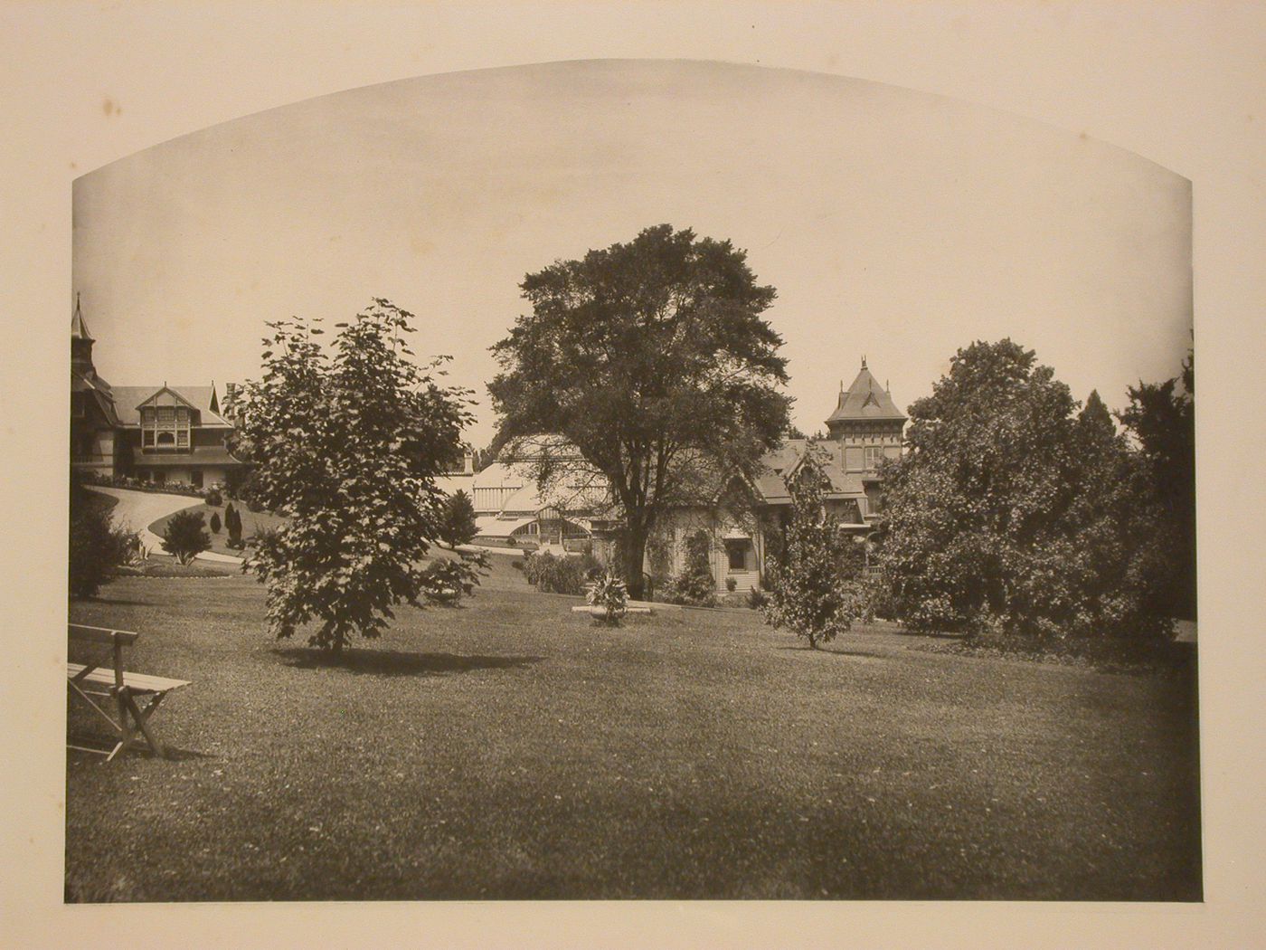 View of Rozenhof, residence of S. R. Van Duzer, Newburgh, New York